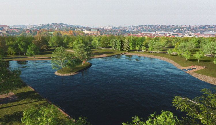Tak bude rybník na Letné vypadat