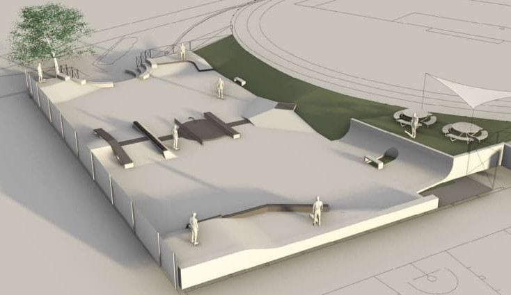 Tak by měl vypadat nový skatepark.