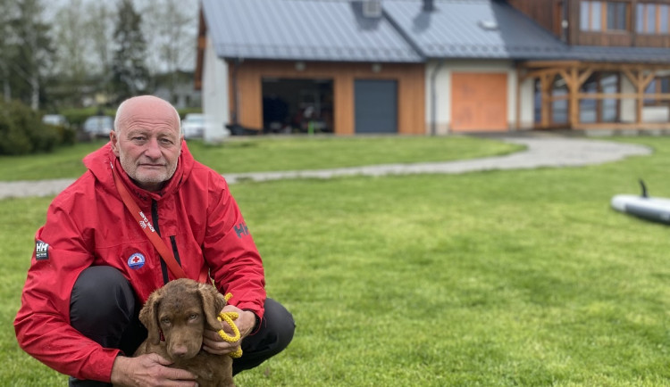 Milan Bukáček je velitelem Vodní záchranné služby ČČK Č. Krumlov.