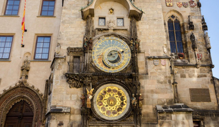 Orloj na Staroměstském náměstí.