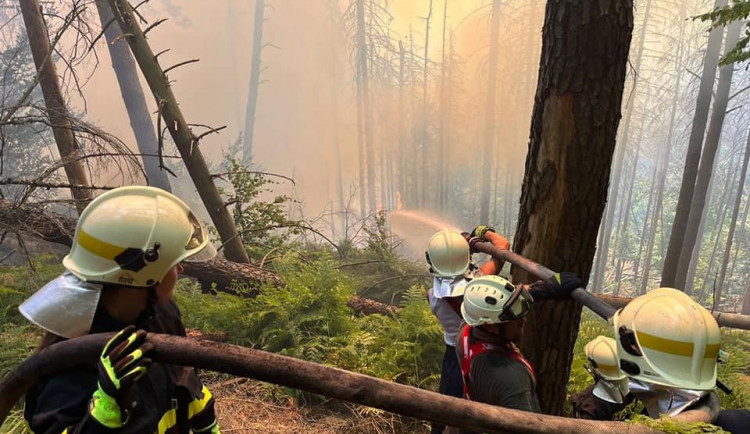 VIDEO: Po celé Praze je od dnešního rána cítit zápach požáru v Českém Švýcarsku