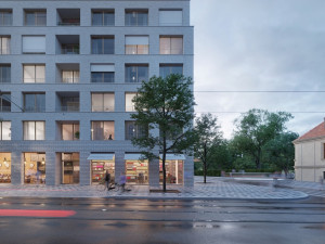 VIZUALIZACE: Podívejte se, jak bude vypadat plánovaný bytový dům na Smíchově