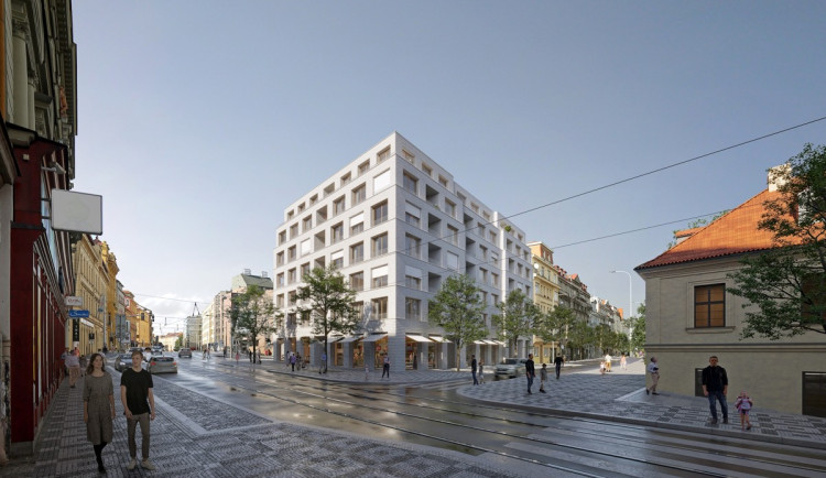 VIZUALIZACE: Podívejte se, jak bude vypadat plánovaný bytový dům na Smíchově