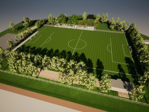 VIZUALIZACE: Důležitý krok pro Union Břevnov, radnice opraví hřiště u strahovského vysílače