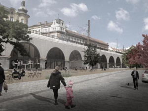 Prostory pod železniční tratí v Karlíně ožijí. Od podzimu tam bude infocentrum