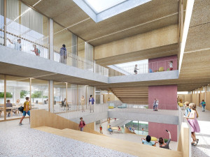 VIZUALIZACE: Osmička vybrala podobu nové školy na Rohanském nábřeží