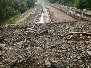 Bouřka v Praze vyvracela stromy, voda zaplavila ulice