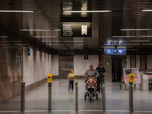 Stanice metra Palmovka dostala jako první nové značení