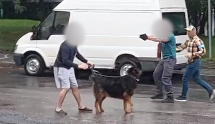 Střelce policie zadržela přímo na ulici.