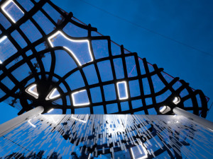 U Výstaviště je první zastávka vyrobená pomocí 3D tisku. Z betonu ji robot vytvořil za den a půl