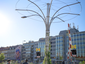 Šestka instalovala zelené lampy. Inspirovala se v Singapuru