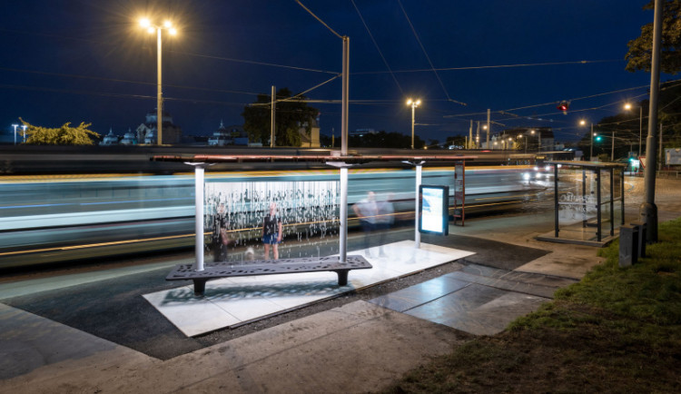 Nová zastávka je ve smyčce u Výstaviště.