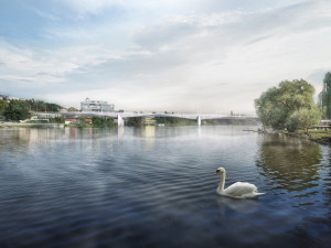 Začala stavba Dvoreckého mostu. Bude stát přes miliardu, hotovo by mělo být za dva roky