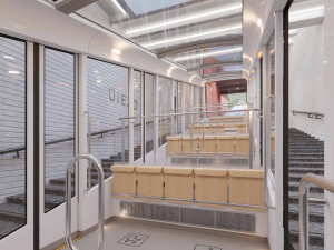 Nové vozy lanovky na Petřín vytvořila designérka, která navrhla tramvaj i erotické pomůcky