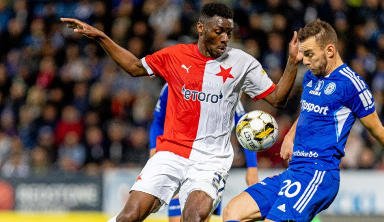 Slavie prohrála s Olomoucí 0:2, na vedoucí Plzeň ztrácí čtyři body