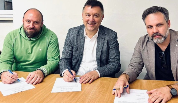 Radek Lojda, Martin Valovič a Radek Kašpar.