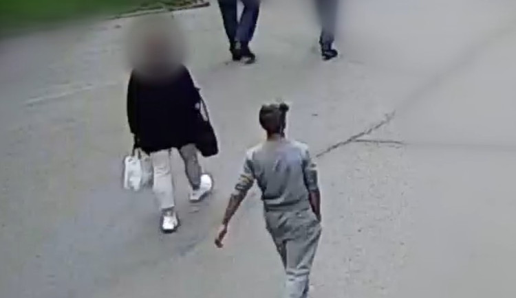 VIDEO: Přepadení před nádražím. Žena skončila kvůli kabelce na zemi