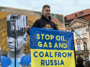 FOTOGALERIE: Aktivisté stávkují za klima v centru Prahy