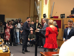 V Praze poprvé zasedlo nově zvolené zastupitelstvo