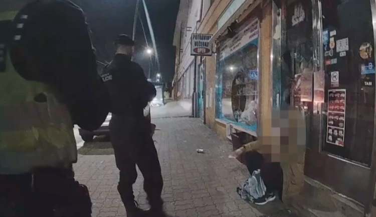 Žena na strážníky počkala na místě činu