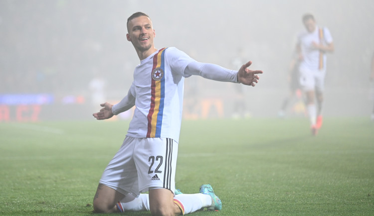 Autor vítězného gólu Lukáš Haraslín.