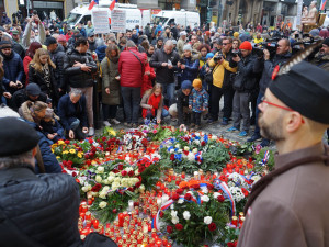 Pietní místo na Národní třídě