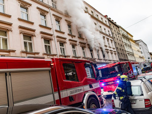 Byt kompletně vyhořel