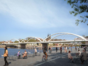 VIZUALIZACE: Železniční most na Výtoni se změní k nepoznání. Z původního zůstanou jen pilíře, stát bude dvě miliardy