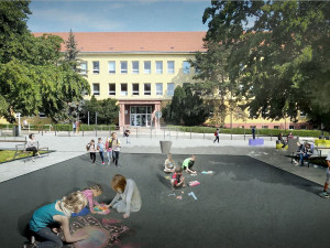 VIZUALIZACE: Praha 6 opravuje park v Bubenči. Přidá lavičky a fontánu, hotovo by mělo být na jaře