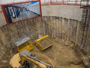 V prvním úseku metra D vyrazili už jeden kilometr tunelů