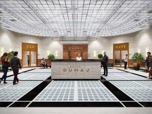 VIZUALIZACE: Palác Dunaj v Praze má mít po rekonstrukci hodnotu téměř dvou miliard korun