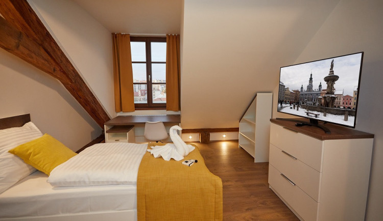 Luxus i pohodlí. Apartmány v Residence Mariánská nabízí ubytování v centru Českých Budějovic