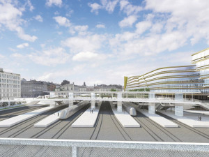 VIZUALIZACE: Rekonstrukce Masarykova nádraží dostala zelenou. Hotovo by mělo být za tři roky