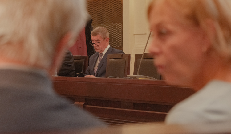 Andrej Babiš u městského soudu v Praze