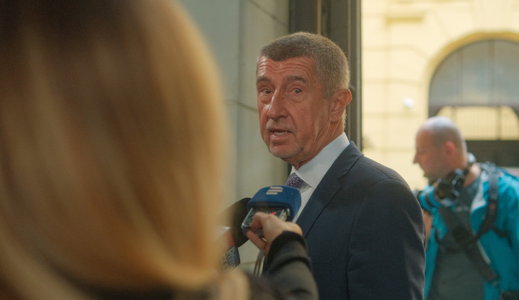 Andrej Babiš u soudu v Praze