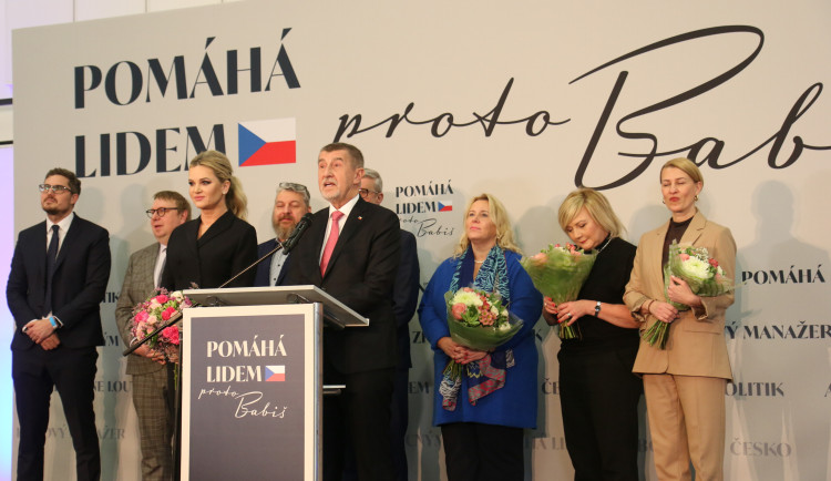 Andrej Babiš a jeho tým.