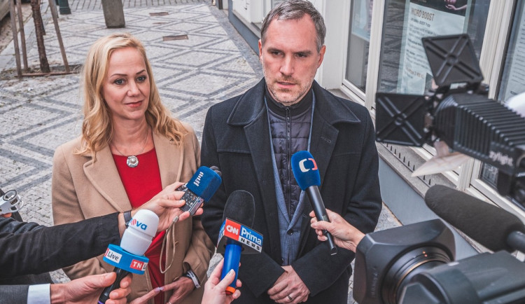 Jana Komrsková a Zdeněk Hřib