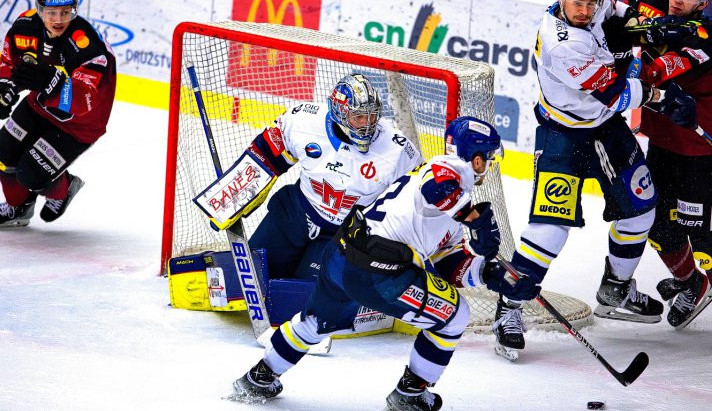 Sparta porazila České Budějovice 4:3 po prodloužení