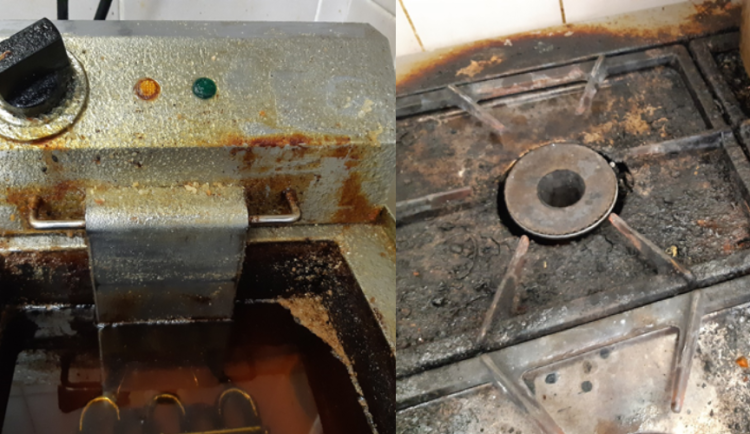 Fritéza ani sporák kontrolou neprošly.