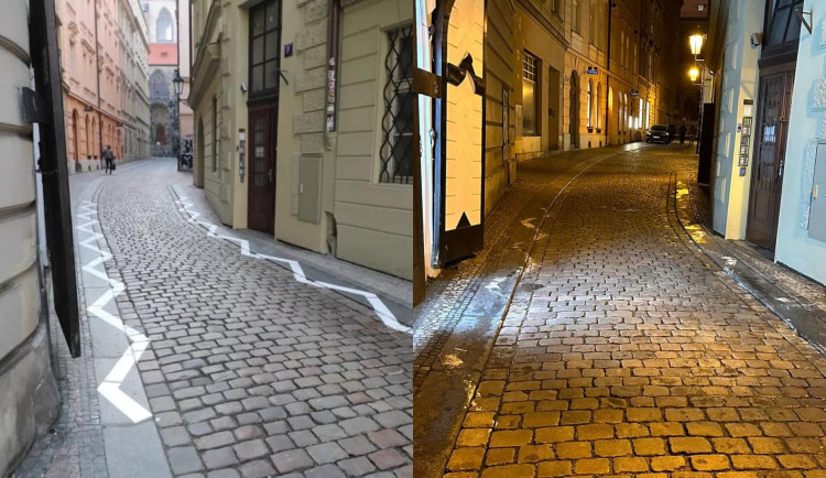 Namalovat, smazat a zase namalovat. Bizarní příběh klikaté čáry v centru Prahy nekončí