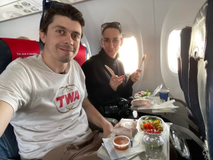 S manželkou Jiřinou.