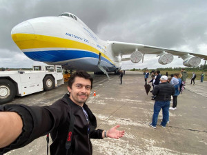 Ukrajinskou Mriju viděl ještě před zničením.
