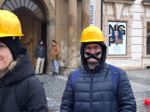 VIDEO: V centru Prahy protestovaly proti novele stavební zákona desítky lidí