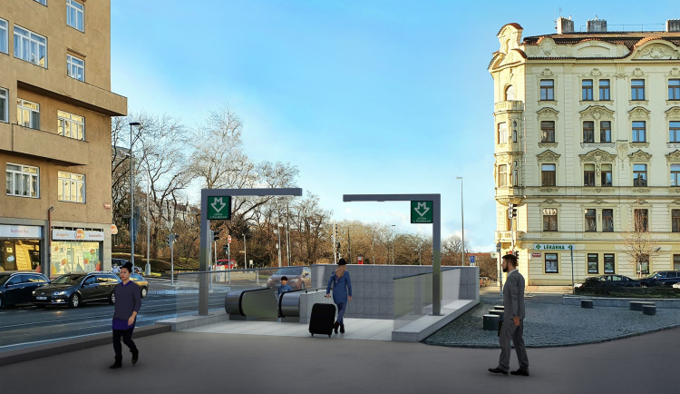 U metra Jiřího z Poděbrad už nebudou přístřešky. Dopravnímu podniku to prodraží údržbu o milion