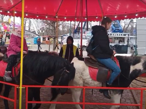 VIDEO: Poník není kolotoč! Lidé protestovali proti jízdě na ponících na Matějské pouti
