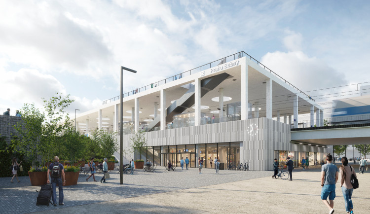 Pozemky v okolí modernizované trati Bubny - Výstaviště bude mít Správa železnic půjčené na rok a půl.