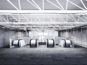 VIZUALIZACE: Stanice metra Českomoravská získá novou podobu, keramiku vymění za sklo a smalt