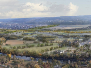 VIZUALIZACE: Park na soutoku Berounky a Vltavy dostal podobu. Bude jedním z největších ve střední Evropě