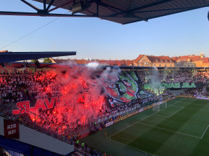 Slavie opanovala finále poháru a bere vítězství na hřišti i v hledišti