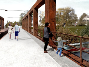 VIZUALIZACE Praha má územní rozhodnutí pro drážní promenádu v Praze 10